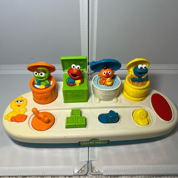 1999 Vintage Sesame Street Pop-Up Toy Works - Picture 1 of 5